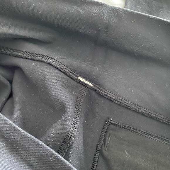 Black Lululemon Wide-leg Cropped Pants - Picture 6 of 12